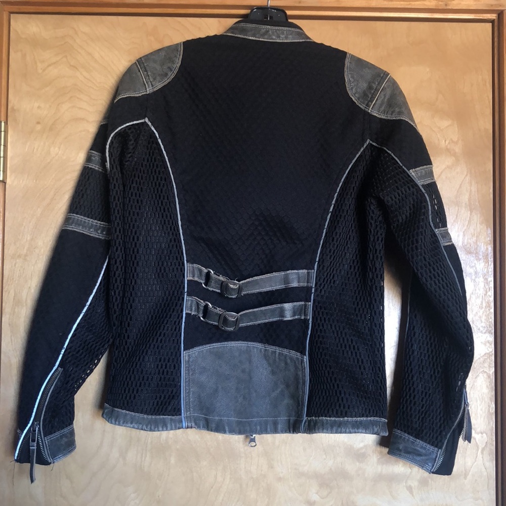 Rare Harley Davidson Mesh & Leather Motorcycle Riding Jacket, mad max vibes - Picture 5 of 16
